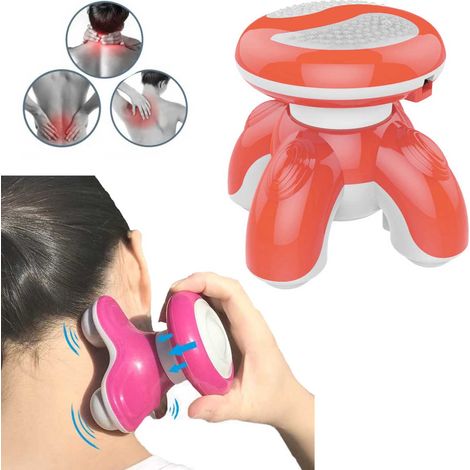 Mini masseur vibrant pour la nuque et le dos (rouge)-AquaForge (1/5)
