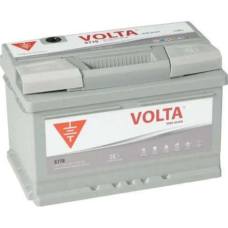 Batería de Coche 77Ah 750A EN Silver Volta S770D (1/3)