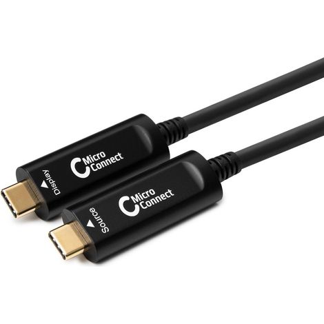 Microconnect USB3.1CC20OP cable USB 20 m USB 3.2 Gen 2 (3.1 Gen 2) USB C Negro
