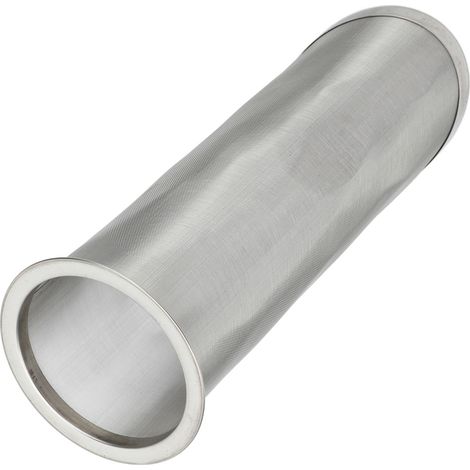 Filtre circulaire en toile métallique pour pot Mason, passoire à café en acier inoxydable 304, filtre à jus et boissons, avec joint blanc, 8x21cm (1/5)