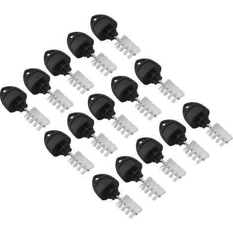 Lot de 15 brosses de nettoyage pour robinets à bière, en acier inoxydable 304 et ABS, pour cuisine et bar. (1/5)