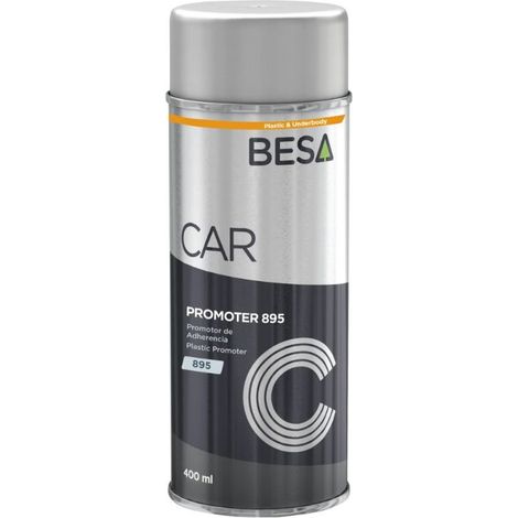 Bombe apprêt pour plastique 400 ml – Promoteur d'accrochage pour PP, PUR, PS, PA, ABS, PVC – Application facile, pouvoir d'accrochage élevé – Besa