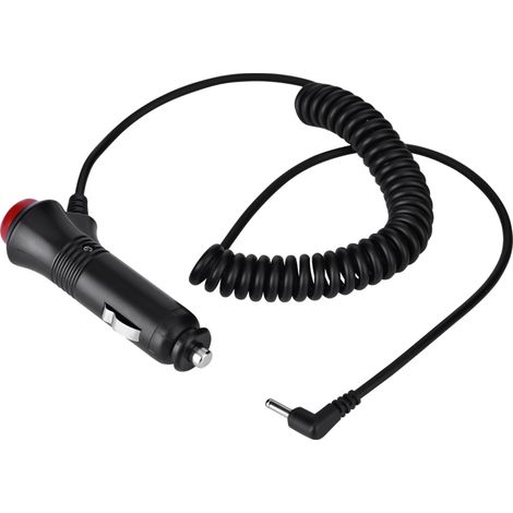 Adaptateur Allume-Cigare 1,8M vers Prise DC Mâle 3,5 x 1,35mm avec Câble à Ressort (1/5)