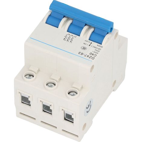 Miniatur-Drehstrom-Leistungsschalter für DIN-Schienenmontage, Niederspannungs-Luftschalter 400 V AC 40 A DZ47-63 C40 (1/5)