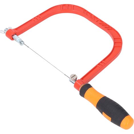 Scie à découper 12,7 cm en alliage d'aluminium avec 5 lames, set en forme de U pour bricolage et travaux de menuiserie (1/5)