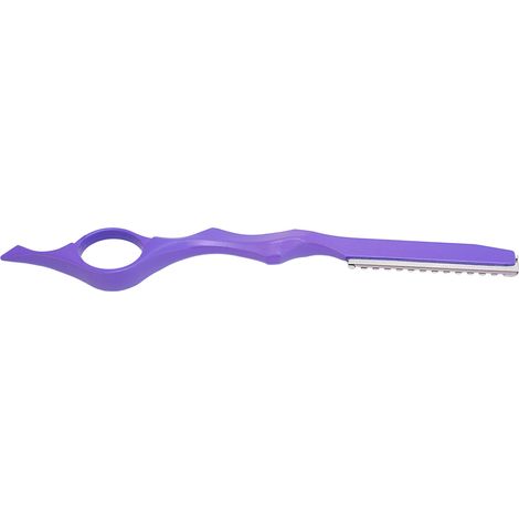 Rasoir à Texturiser Professionnel pour Coiffure - Couteau de Coupe Violet pour Éclaircir les Cheveux (1/5)