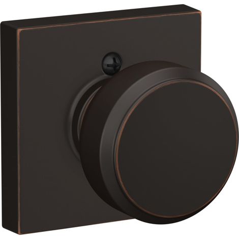 Poignée de porte factice avec garniture Collins Bronze vieilli (1/5)