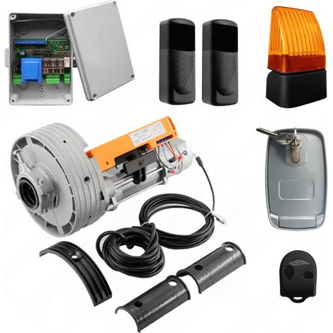 Kit Completo Persianas Persianas Enrollables Motor De Garaje 180KG 230v