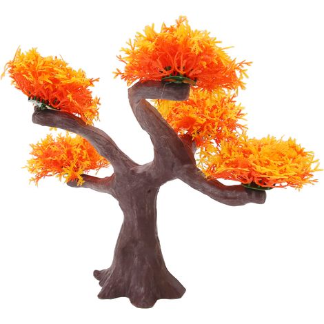 Plantes artificielles décoratives pour aquarium, simulation réaliste, feuilles douces et sans danger, ornements pour aquarium (1/5)