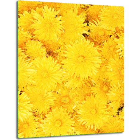 TABLERO DE MESA CON PANEL DE CRISTAL DE 40x52 CM, DISEÑO DE FLORES (1/5)
