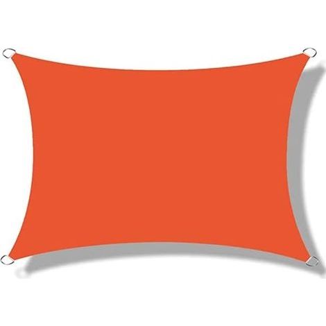 – Voile d'ombrage rectangulaire 2x2m en tissu Oxford – Protection 95% UV – Bords courbés pour tension optimale – Fixation avec sangles D (1/5)