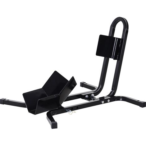 Blocca Ruota Moto Regolabile su 3 Livelli da 250 kg max 60x55x43 cm in Metallo Nero (1/5)