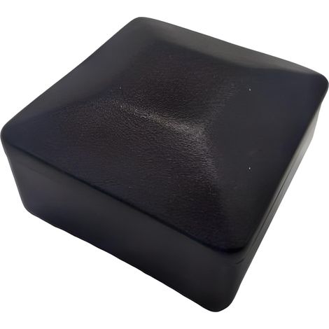 Tappo terminale esterno per profilo, tappo, tetto, 20x20, 20 pezzi, nero (1/5)