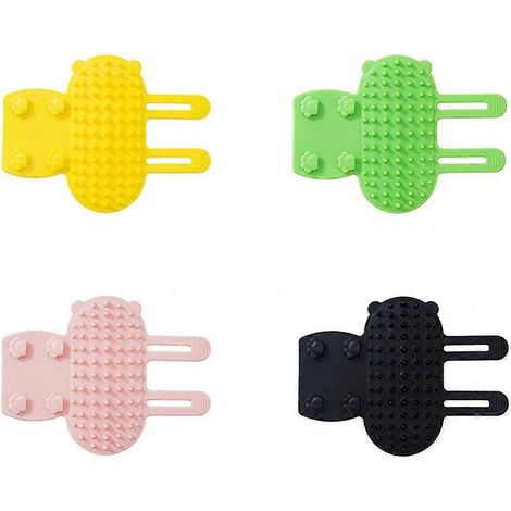 8 pièces réglable chat Self Groomer brosse chat coin Scratching brosse chat table Leg silicone Self Massage peigne (1/5)