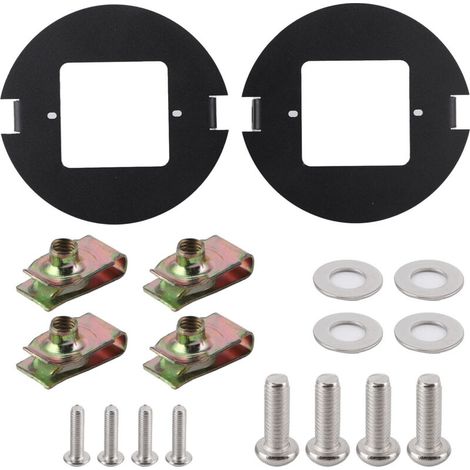 Jeffergarden Support de montage de phare antibrouillard, accessoire en alliage d'aluminium adapté pour Tacoma 05-11/Tundra 07-13-DOU