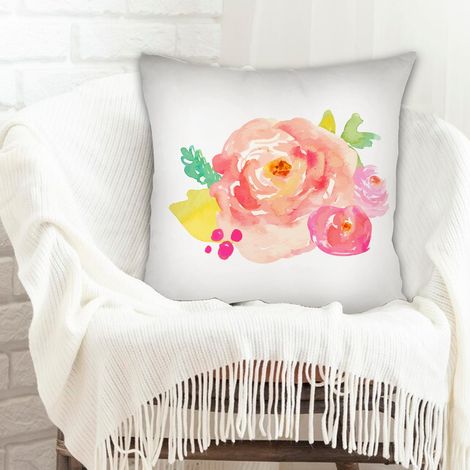 Housse de coussin 45x45 cm en polyester déhoussable pour canapé ou lit, décoration de Pâques (1/5)