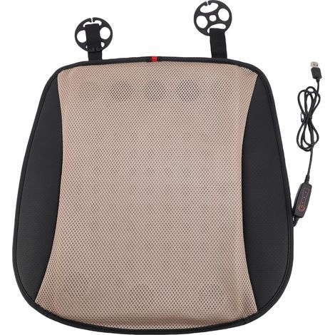 Cuscino refrigerante USB per auto – 3 livelli di temperatura, ventilato, universale per SUV, camion e camper