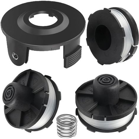 Bobines de fil de rechange adaptées pour débroussailleuse - 195858-1/196146-9 - Convient pour les coupe-bordures Makita Bobine de fil de - 5 pièces (1/5)