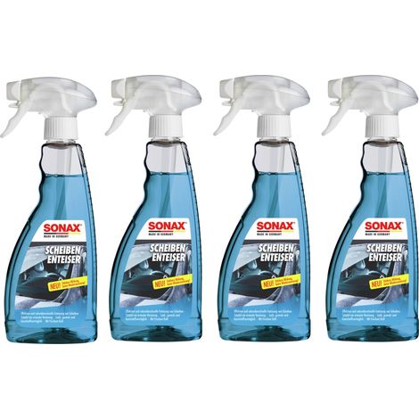 Dégivreur de vitres SONAX, 03312410, 500 ml, 4 pièces