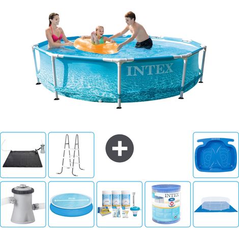Intex Piscine Tubulaire Ronde - 305x76 cm - 9-pièces S41391 (1/3)