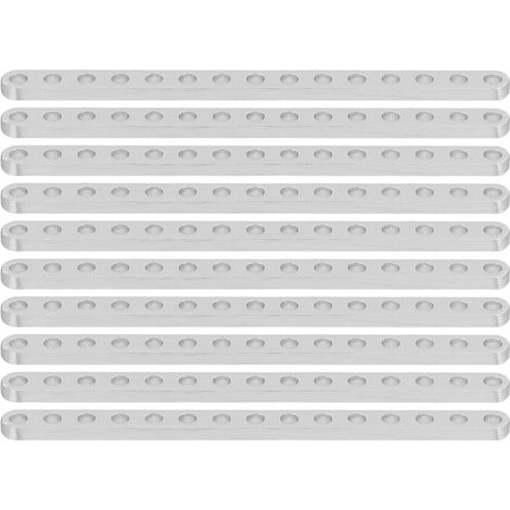 Équerre de fixation droite en acier inoxydable, plaque de renfort et connecteur pour meubles et accessoires de quincaillerie 3102-0015-0120 (1/5)