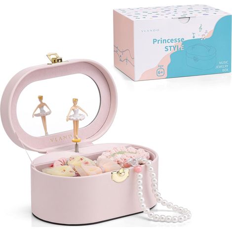 Boîte à bijoux fille avec boîte à musique, jouet cadeau de 4 à 5 (1/5)