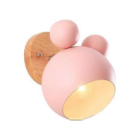 Nordische Wandleuchten für den Innenbereich, Nachttischlampe fürs Schlafzimmer, kreatives Design, schlichte Leselampe aus Holz in Macaron-Form für Kinder, Wandleuchte für den Flur (1/5)