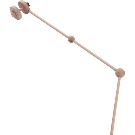 Porte-hochet de lit bébé, tige suspendue rotative pour mobile de berceau, support à grelots pour nouveau-né (1/5)