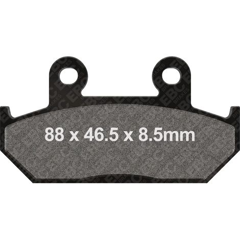 Pastillas de freno de carbono EBC SFAC412 para scooter (juego para 1 disco)
