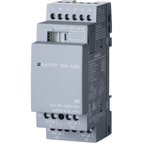 Module E/S Siemens, série LOGO, 4 entrées , 4 sorties , Relais ( Prix pour 1 ) (1/5)