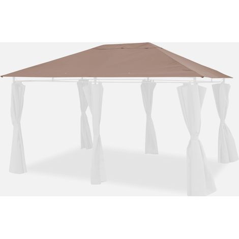 Toldo de techo para pérgola 3x4m