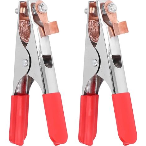2 pièces pince de terre, pince de terre de soudage 300A pince de terre pince de serrage ferme kit d'outils de maintien de fixation pour le support de coupe de soudage (1/5)