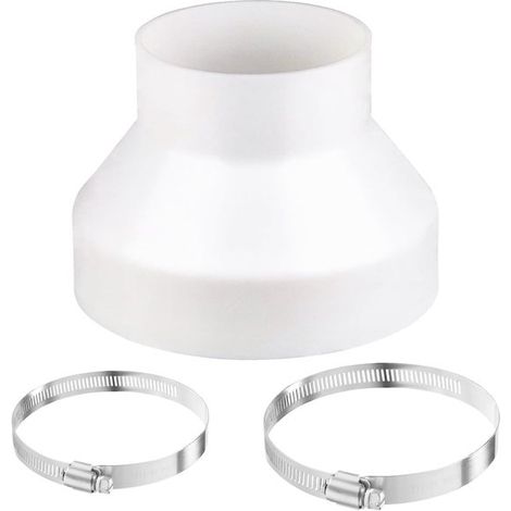 Adaptador de manguera de desagüe de 150 mm a 100 mm，conexión de conducto de aire acondicionado，sistema de ventilación universal