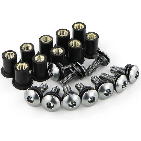 Kit de déflecteur de pare-brise M516 pour Honda CBF1000, ST1100, ST1300, CTX1300, GL1800, Goldwing, Grom, MSX125, NC700S, NC750S, NC700X, NC750X - Titane (1/5)