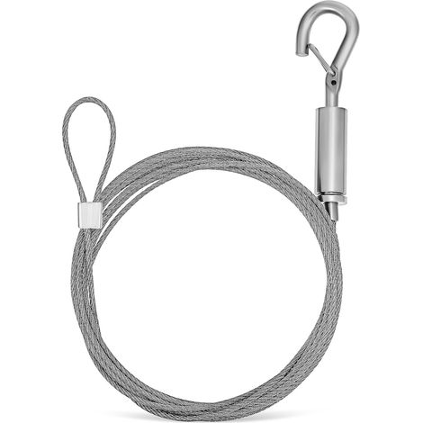 Fil de suspension pour tableaux Angoily 2 m en acier inoxydable avec (1/5)
