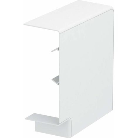 OBO Bettermann Angle plat Pièce de capot 70x170mm polycarbonate/acrylonitrile-butadiène-styrène blanc pur RAL 9010, 6274620 (1/2)