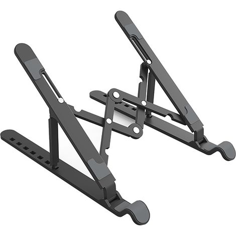Supporto pieghevole per laptop PFB-A24 - nero (1/5)