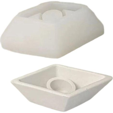 Moules pour bougeoirs, moules en plâtre, moules pour bateaux en papier, moules en silicone pour chandeliers (1/4)