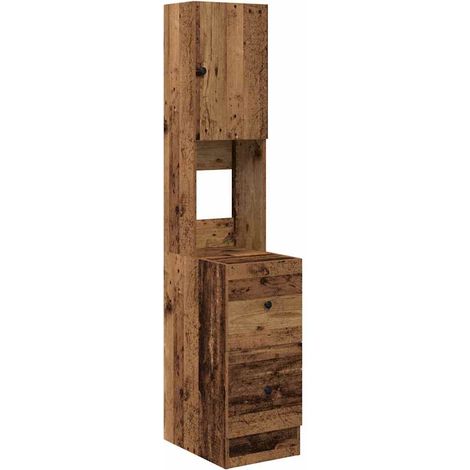 Maison Exclusive - Credenza da cucina con cassetto Legno vecchio 32 x 50 x 180 cm