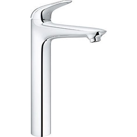 GROHE Grifo de lavabo monomando Eurostyle 237193 tamaño XL cuerpo liso maneta cerrada cromo, 23719003