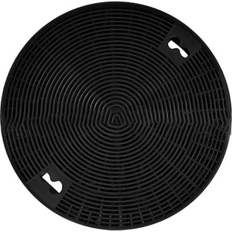 Zwei Aktivkohlefilter für Dunstabzugshauben mit schwarzem ABS-Rahmen, Einbauversion, geeignet für Umluft-Dunstabzugshauben in der Küche, wirksam bei der Geruchsbeseitigung. (1/4)