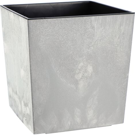 KADAX Blumentopf aus Kunststoff, 30 cm, Grau