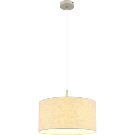 Suspension Deleon brun sable Ø 40cm - 15968H