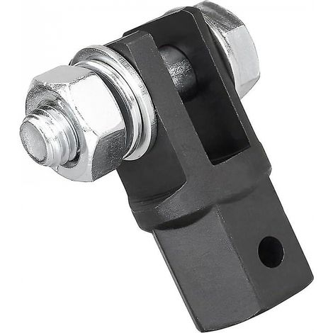 BEBUSINGOTO Adaptador de gato de tijera para llave de impacto, llave de tuercas, dado para taladro eléctrico de alta resistencia, conector de gato de tijera, universal para remolque, RV (1/5)