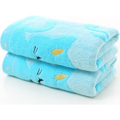 Serviette De Bain - Coton 100 % - 50 x 25 cm - Pour Salle De Bains, Plage Ou Voyage - 1 Pièce (1/4)
