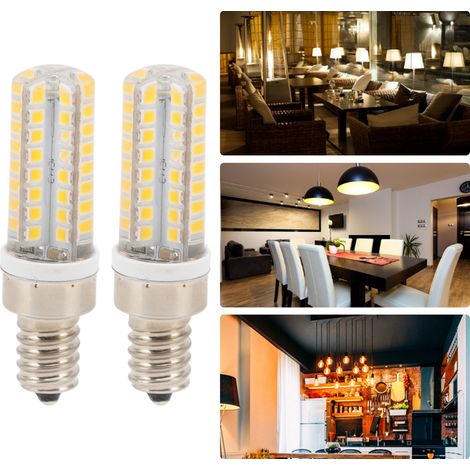 Ampoule LED E14 de type maïs, mini-perles LED 5W, 230V, lumière chaude (1/5)