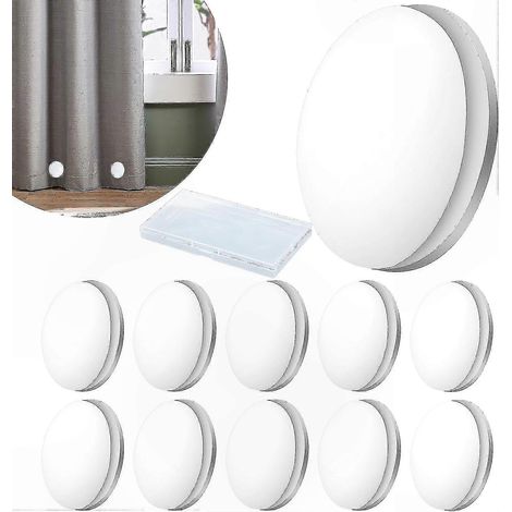 Lot de 10 poids magnétiques puissants pour rideaux, poids robustes sans couture pour rideaux de douche et de voilages. (1/5)