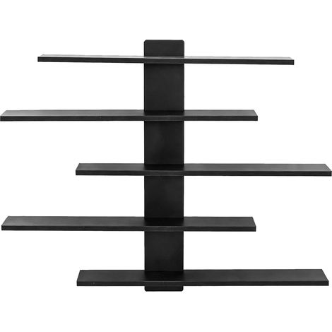 Étagère à Figurines Flottante, Gain de Place, Mur en Bois, présentoir de décoration pour poupées, Statues, Ornements (1/5)