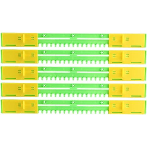 Lntyq Imkereiausrüstung, 5 PCS Bienenstock-Eingangstor Anti-Flucht-Tor Imkerwerkzeug Imkereiausrüstung Bienenstock-Reduzierer (1/4)