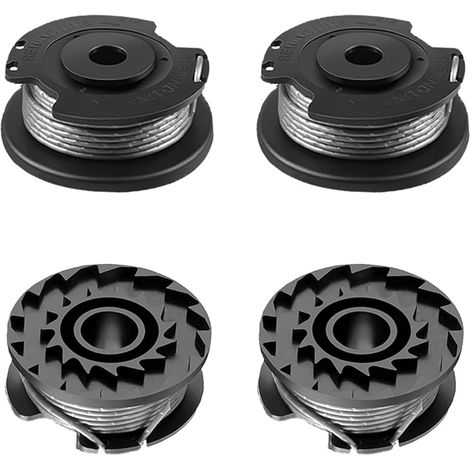 Lot de 4 bobines de fil pour coupe-bordure Bosch ART 23 SL/ART 26 SL, bobine de rechange en nylon (F016800569+F016800385), diamètre : 1,65 mm, 4,9 m (1/5)